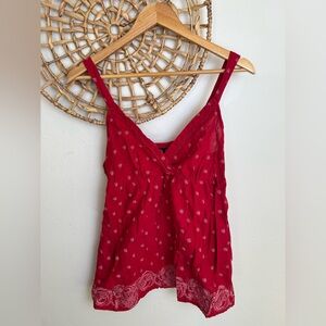 Faded Glory Red Camisole Top